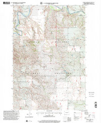 Spring Creek 1997 topographic map thumbnail