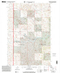 Square Butte 1997 topographic map thumbnail