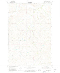 Squaw Gap 1974 topographic map thumbnail