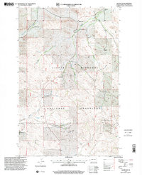 Squaw Gap 1997 topographic map thumbnail