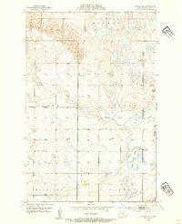 Steele NE 1952 topographic map thumbnail