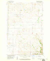 Stocke Butte 1958 topographic map thumbnail