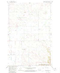 Stocke Butte 1958 topographic map thumbnail