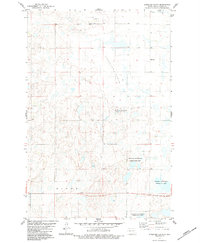 Streeter Flats 1983 topographic map thumbnail
