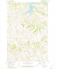 String Buttes 1970 topographic map thumbnail