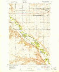 Surrey 1949 topographic map thumbnail