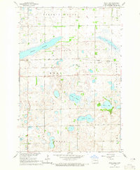 Swan Lake 1964 topographic map thumbnail