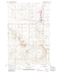 Sykeston 1986 topographic map thumbnail