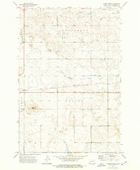 Talbot Butte 1973 topographic map thumbnail