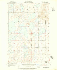Tappen North 1952 topographic map thumbnail