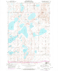 Tappen North 1975 topographic map preview