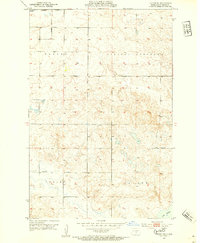 Tappen SE 1952 topographic map thumbnail