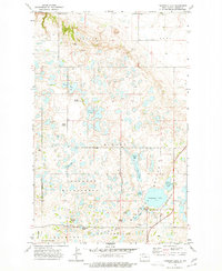 Thompson Lake 1974 topographic map thumbnail