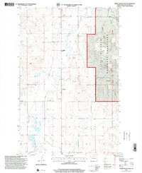 Timber Prong Creek 1997 topographic map thumbnail
