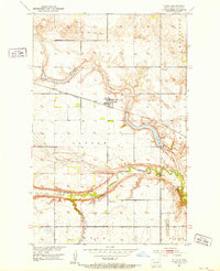 Tolna 1951 topographic map thumbnail