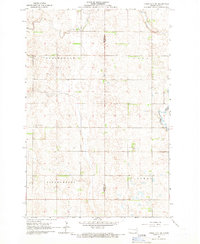 Tower City SW 1965 topographic map thumbnail