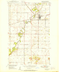 Towner 1950 topographic map thumbnail