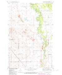 Towner NW 1950 topographic map preview