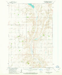 Turtle Creek NW 1961 topographic map thumbnail