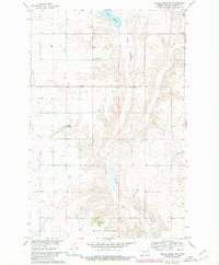 Turtle Creek NW 1961 topographic map thumbnail