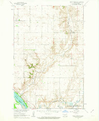 Turtle Creek SW 1961 topographic map thumbnail