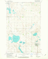 Turtle Lake 1961 topographic map thumbnail