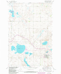 Turtle Lake 1961 topographic map thumbnail