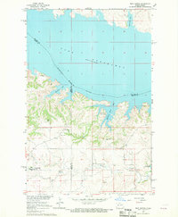 Twin Buttes 1967 topographic map preview