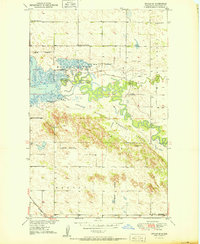 Upham SE 1950 topographic map thumbnail