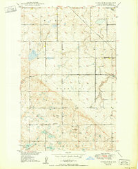 Vanville NE 1950 topographic map thumbnail