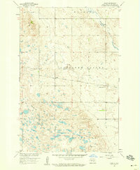 Vashti 1958 topographic map thumbnail