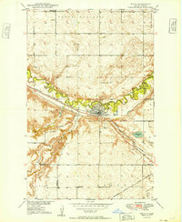Velva 1949 topographic map preview