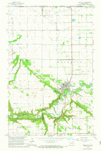 Walhalla 1964 topographic map thumbnail