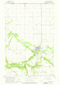 Walhalla 1964 topographic map thumbnail