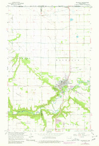 Walhalla 1964 topographic map thumbnail