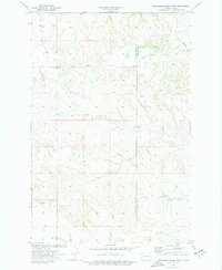 Wannagan Creek West 1974 topographic map thumbnail