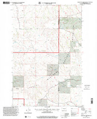 Wannagan Creek West 1997 topographic map thumbnail