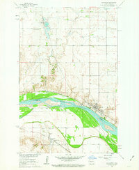 Washburn 1961 topographic map thumbnail