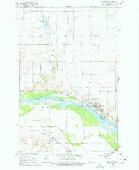 Washburn 1961 topographic map thumbnail
