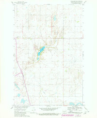 Washburn NE 1961 topographic map thumbnail