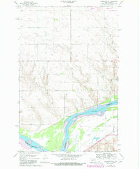 Washburn SW 1967 topographic map thumbnail