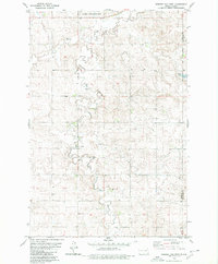 Weisser Dam West 1980 topographic map thumbnail