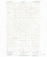 West Bonetraill 1974 topographic map thumbnail