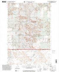 West Fork Deep Creek 1997 topographic map thumbnail