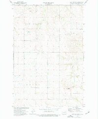 West Twin Butte 1974 topographic map thumbnail