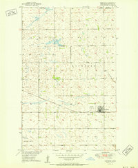 Westhope 1951 topographic map thumbnail