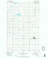 Westhope 1951 topographic map thumbnail
