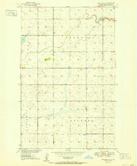 Westhope SE 1951 topographic map thumbnail