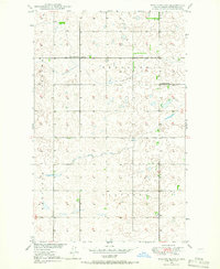 Westhope SW 1949 topographic map thumbnail