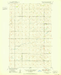 Westhope SW 1950 topographic map thumbnail